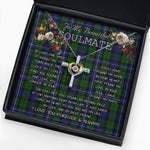 To My Beautiful Soulmate Necklace In Your Eyes I Have Found My Home Clan Donnachaidh Robertson Tartan Cross Dancing Necklace