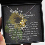 Sunflower Pendant Necklace - Mom Necklace Gift, Mothers's Day Necklace - Special Bond