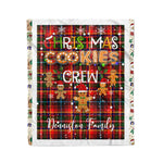 Products Personalized Gift Tartan Plaid Blanket Clan Denniston Orginal With Christmas Cookie Baking Crew Christmas Gift Blanket, Plaid Blanket, Christmas Fleece Blanket, Christmas Blanket, Tartan Blanket, Scottish Blanket, Scotland Blanket, Family Name Blanket, Custom Blanket, Personalized Blanket