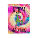 Scotstee Shop - Scotstee Shop Blanket Alien Abduction Rainbow Hippie Fleece Blanket