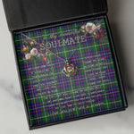 To My Beautiful Soulmate Necklace In Your Eyes I Have Found My Home Clan Inglis Tartan Crown Pendant Necklace