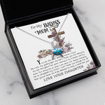 Opal Turtle Necklace - Mom Necklace Gift, To My Badass Mom Neckalce, Funny Gift For Mom On Mother's Day Necklace