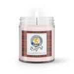 Soy Wax Candle - Buffalo Plaid Candle Clan Badge Cumming Hunting Weathered Tartan Plaid Soy Wax Candle, oil candle, candle handmade, wax candle, soy wax, nature wax, natural soy wax, natural soy candles, natural candle