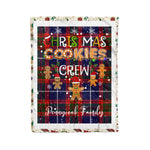 Personalized Gift Tartan Plaid Blanket Clan Pennycook With Christmas Cookie Baking Crew Christmas Gift Blanket, Plaid Blanket, Christmas Fleece Blanket, Christmas Blanket, Tartan Blanket, Scottish Blanket, Scotland Blanket, Family Name Blanket, Custom Blanket, Personalized Blanket