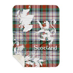 Sherpa Blanket - Tartan Blanket Thistle and Lion Scottish Clan MacDuff Dress Ancient Plaid Blanket, plaid sherpa blanket queen,purple sherpa blanket,queen sherpa blanket,queen size sherpa blanket,red sherpa blanket,scottish tartan blankets,sherpa blanket,sherpa christmas blanket