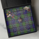To My Beautiful Soulmate Necklace In Your Eyes I Have Found My Home Clan Newman Tartan Crown Pendant Necklace