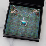 Sea Turtle Necklace To My Beautiful Soulmate Necklace In Your Eyes I Have Found My Home Clan MacInnes Ancient Tartan Blue Turtle Necklace