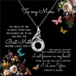 To My Mom Time May Fly Mother's Day Phoenix Rising Necklace