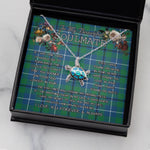 Sea Turtle Necklace To My Beautiful Soulmate Necklace In Your Eyes I Have Found My Home Clan Glen Ancient Tartan Blue Turtle Necklace