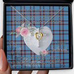 Gift For My Beautiful Girlfriend Necklace Valentine Necklace Clan Elliot Ancient Tartan Cross Dancing Necklace Scottish Tartan Jewelry