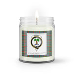 Soy Wax Candle - Buffalo Plaid Candle Clan Crest Badge Bisset Pattern Tartan Plaid Soy Wax Candle, oil candle, candle handmade, wax candle, soy wax, nature wax, natural soy wax, natural soy candles, natural candle
