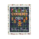 Personalized Gift Tartan Plaid Blanket Clan Graham Of Montrose Modern With Christmas Cookie Baking Crew Christmas Gift Blanket, Plaid Blanket, Christmas Fleece Blanket, Christmas Blanket, Tartan Blanket, Scottish Blanket, Scotland Blanket, Family Name Blanket, Custom Blanket, Personalized Blanket