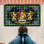 Doormat - Tartan Door Mat The Family Farquharson Modern Welcome Mat, Plaid Doormat Scottish
