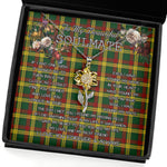 To My Beautiful Soulmate Sunflower Necklace In Your Eyes I Have Found My Home Clan MacMillan  Tartan Jewelry For Girlfriend, Tartan Sunflower Pendant Necklace, Scottish Tartan Jewelry, valentine necklace, necklace girlfriend, necklace for wife, cute necklaces for girlfriend, jewelry for girlfriend, to my soulmate necklace, to my future wife necklace