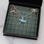 Sea Turtle Necklace To My Beautiful Soulmate Necklace In Your Eyes I Have Found My Home Clan Scott Green Ancient Tartan Blue Turtle Necklace
