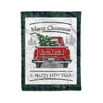 Tartan Blanket Vintage Red Truck with Christmas Tree Family Scottish Clan Austin plaid blanket, red plaid blanket, buffalo plaid blanket, green plaid blanket, plaid fleece blanket, blue plaid blanket, red tartan blanket, tartan plaid blanket, black and white plaid blanket, , christmas plaid blanket, orange plaid blanket, tartan plaid throw blanket, pink plaid blanket, brown plaid blanket, buffalo check blanket