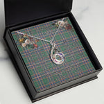 To My Beautiful Soulmate Necklace In Your Eyes I Have Found My Home Clan MacFarlane Hunting Tartan Rising Phoenix Necklace