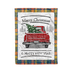 Tartan Blanket Vintage Red Truck with Christmas Tree Family Scottish Clan Buchanan Ancient plaid blanket, red plaid blanket, buffalo plaid blanket, green plaid blanket, plaid fleece blanket, blue plaid blanket, red tartan blanket, tartan plaid blanket, black and white plaid blanket, , christmas plaid blanket, orange plaid blanket, tartan plaid throw blanket, pink plaid blanket, brown plaid blanket, buffalo check blanket