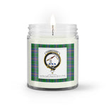 Soy Wax Candle - Buffalo Plaid Candle Clan Crest Badge Carmichael Tartan Plaid Soy Wax Candle, oil candle, candle handmade, wax candle, soy wax, nature wax, natural soy wax, natural soy candles, natural candle