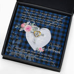 Gift For My Beautiful Girlfriend Necklace Valentine Necklace Clan Home Hume Tartan Cross Dancing Necklace Scottish Tartan Jewelry
