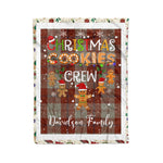 Personalized Gift Tartan Plaid Blanket Clan Davidson Dress Dancers With Christmas Cookie Baking Crew Christmas Gift Blanket, Plaid Blanket, Christmas Fleece Blanket, Christmas Blanket, Tartan Blanket, Scottish Blanket, Scotland Blanket, Family Name Blanket, Custom Blanket, Personalized Blanket