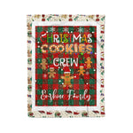 Products Personalized Gift Tartan Plaid Blanket Clan Erskine With Christmas Cookie Baking Crew Christmas Gift Blanket, Plaid Blanket, Christmas Fleece Blanket, Christmas Blanket, Tartan Blanket, Scottish Blanket, Scotland Blanket, Family Name Blanket, Custom Blanket, Personalized Blanket