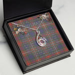 To My Beautiful Soulmate Necklace In Your Eyes I Have Found My Home Clan Fraser Hunting Modern Tartan Rising Phoenix Necklace