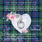 Rising Phoenix Necklace - Valentine Necklace Clan Davidson of Tulloch Tartan Gift for Girlfriend, Gift for My Wife Rising Phoenix Necklace