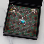 Sea Turtle Necklace To My Beautiful Soulmate Necklace In Your Eyes I Have Found My Home Clan Buchan Ancient Tartan Blue Turtle Necklace