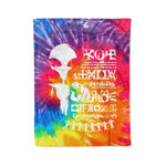 Scotstee Shop - Scotstee Shop Blanket Alien Propaganda Tie Dye Hippie Fleece Blanket