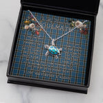 Sea Turtle Necklace To My Beautiful Soulmate Necklace In Your Eyes I Have Found My Home Clan Thomson Dress Tartan Blue Turtle Necklace