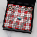 Sea Turtle Necklace To My Beautiful Soulmate Necklace In Your Eyes I Have Found My Home Clan MenZies Red Tartan Blue Turtle Necklace