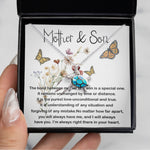 Opal Turtle Necklace - Mom Necklace, Mother and Son Gift, Gift For Mom From Son, Sentimental Gifts For Mom From Son,  Mother's Day Necklace