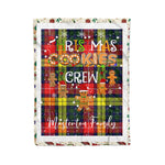 Fleece Blanket - Personalized Gift Tartan Plaid Blanket Clan Masterton Bcn With Christmas Cookie Baking Crew Christmas Gift Fleece Blanket