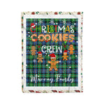 Fleece Blanket - Personalized Gift Tartan Plaid Blanket Clan Murray of Atholl Ancient With Christmas Cookie Baking Crew Christmas Gift Fleece Blanket