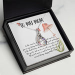 Rising Phoenix Necklace - Mom Necklace, Gift Necklace For Mom Always Love You, Mother Neckalce