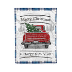 Tartan Blanket Vintage Red Truck with Christmas Tree Family Scottish Clan Strathclyde District plaid blanket, red plaid blanket, buffalo plaid blanket, green plaid blanket, plaid fleece blanket, blue plaid blanket, red tartan blanket, tartan plaid blanket, black and white plaid blanket, , christmas plaid blanket, orange plaid blanket, tartan plaid throw blanket, pink plaid blanket, brown plaid blanket, buffalo check blanket