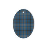 Thomson Dress Tartan Oval Ornaments, Christmas Tree Ornament, Plaid Christmas Ornaments, Ceramic Oval Christmas Tree Decoration, Tartan Oval Ornaments, Christmas Tree Ornament, Plaid Christmas Ornaments, Ceramic Oval Christmas Tree Decoration