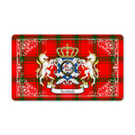 Welcome Mat Scottish MacDonalds Of Sleat Tartan Door Mat, Plaid Doormat