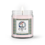 Soy Wax Candle - Buffalo Plaid Candle Clan Badge Balfour Tartan Plaid Soy Wax Candle, oil candle, candle handmade, wax candle, soy wax, nature wax, natural soy wax, natural soy candles, natural candle