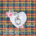 Rising Phoenix Necklace - Valentine Necklace Clan Buchanan Ancient Tartan Gift for Girlfriend, Gift for My Wife Rising Phoenix Necklace