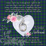 Rising Phoenix Necklace - Valentine Necklace Clan Forbes Modern Tartan Gift for Girlfriend, Gift for My Wife Rising Phoenix Necklace