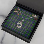 To My Beautiful Soulmate Necklace In Your Eyes I Have Found My Home Clan Gordon Tartan Rising Phoenix Necklace