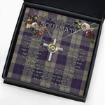 To My Beautiful Soulmate Necklace In Your Eyes I Have Found My Home Clan Cunningham Dress Blue Tartan Cross Dancing Necklace