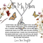 Rising Phoenix Necklace - Mom Necklace Gift, You Are The World Necklace, Mother's Day Gift, Mother Daughter Neckalce
