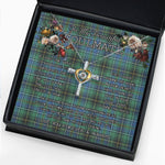 To My Beautiful Soulmate Necklace In Your Eyes I Have Found My Home Clan MacInnes Ancient Tartan Cross Dancing Necklace