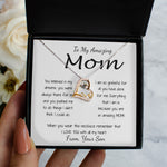 Love Dancing Necklace - Mom Necklace - To Mom Necklace, Gift for Mom from Son