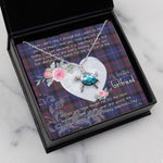 Sea Turtle Necklace Gift for My Beautiful Girlfriend Valentines Necklace Clan Pride Of Scotland Tartan Blue Turtle Necklace
