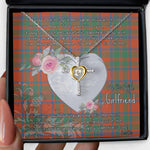 Gift For My Beautiful Girlfriend Necklace Valentine Necklace Clan MacKintosh Ancient Tartan Cross Dancing Necklace Scottish Tartan Jewelry