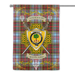 House Flag - Anderson Ancient Irish Shield Celtic Cross Tartan Garden Flag St Patrick's Day Garden Flag